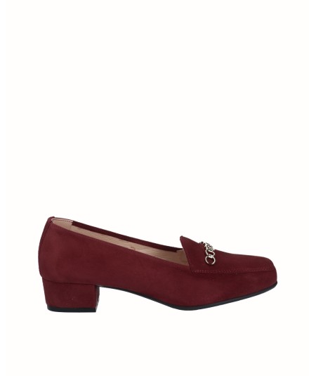 Zapato tacón mocasín ante...