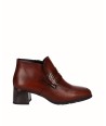 Zapato tacón piel combinada...