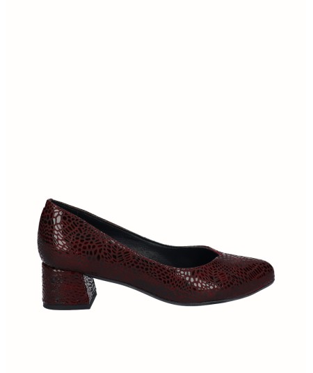 Zapato tacón piel grabada...