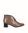 Brown patent leather heeled...