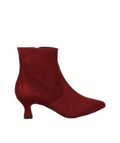 copy of Blue suede heeled ankle boot