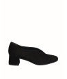 Black suede leather...